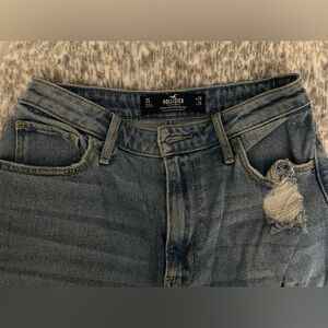 Womens Hollister jeans, distressed blue